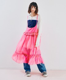 RNA（アールエヌエー）の「D1688 シアーティアードキャミワンピース（ワンピース）」