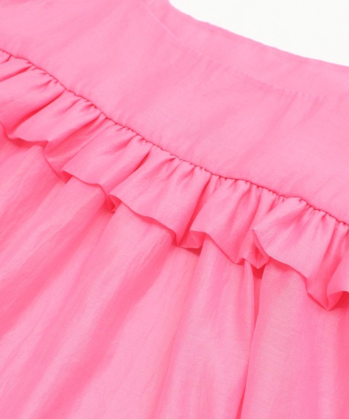 RNA(アールエヌエー)の「D1688 シアーティアードキャミワンピース(ワンピース・レディース・ライトベージュ/ピンク・MEDIUM)」の20枚目の写真