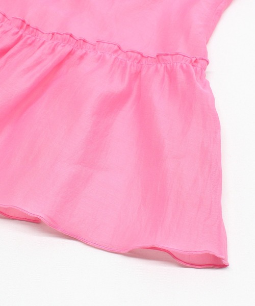 RNA(アールエヌエー)の「D1688 シアーティアードキャミワンピース(ワンピース・レディース・ライトベージュ/ピンク・MEDIUM)」の21枚目の写真