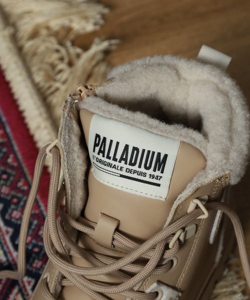 PALLADIUM(パラディウム)の「PAMPA HI SNOW WARM パンパ ハイ スノーウォーム(ブーツ・レディース・ブラック/タン・25cm/24.5cm/24cm/23.5cm/23cm/22.5cm)」の7枚目の写真