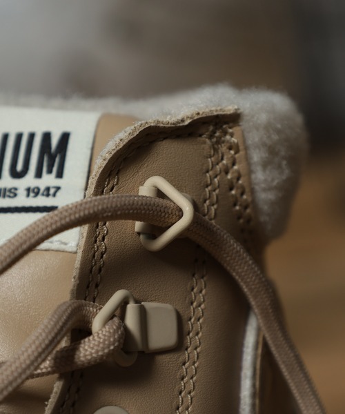 PALLADIUM(パラディウム)の「PAMPA HI SNOW WARM パンパ ハイ スノーウォーム(ブーツ・レディース・ブラック/タン・25cm/24.5cm/24cm/23.5cm/23cm/22.5cm)」の8枚目の写真