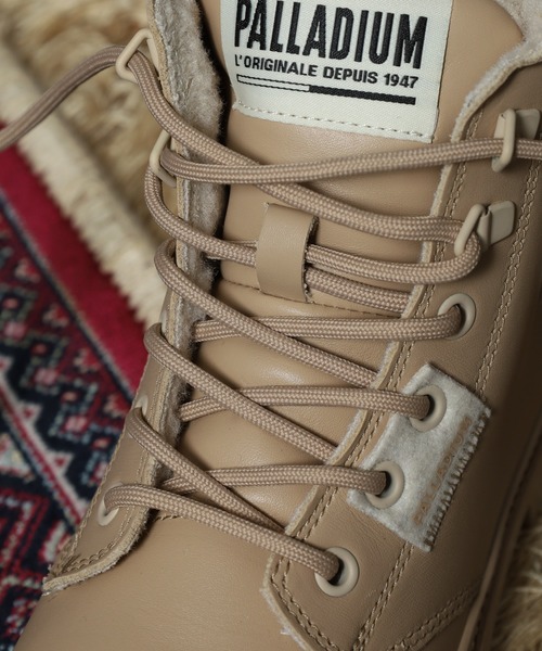 PALLADIUM(パラディウム)の「PAMPA HI SNOW WARM パンパ ハイ スノーウォーム(ブーツ・レディース・ブラック/タン・25cm/24.5cm/24cm/23.5cm/23cm/22.5cm)」の9枚目の写真