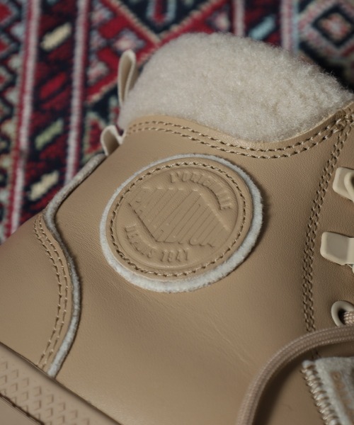 PALLADIUM(パラディウム)の「PAMPA HI SNOW WARM パンパ ハイ スノーウォーム(ブーツ・レディース・ブラック/タン・25cm/24.5cm/24cm/23.5cm/23cm/22.5cm)」の11枚目の写真