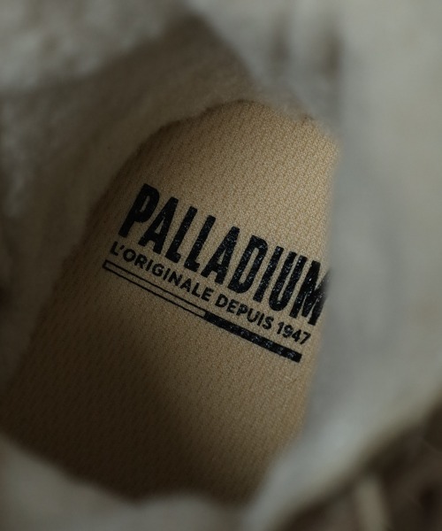 PALLADIUM(パラディウム)の「PAMPA HI SNOW WARM パンパ ハイ スノーウォーム(ブーツ・レディース・ブラック/タン・25cm/24.5cm/24cm/23.5cm/23cm/22.5cm)」の17枚目の写真