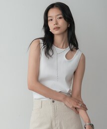 GALLEST | アシメリブタンクトップ(タンクトップ)
