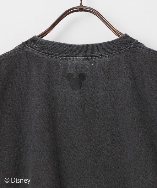 GOOD ROCK SPEED（グッドロックスピード）の「[GOOD ROCK SPEED/グッドロックスピード] 別注 MICKEY MOUSE / フロッキープリントTシャツ / ディズニー（Tシャツ/カットソー・レディース・チャコールグレー・M/L/XL）」の21枚目の写真