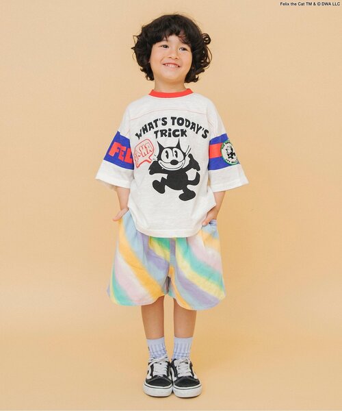 フィリックス・ザ・キャット】ワッペンフットボールTシャツ（Tシャツ