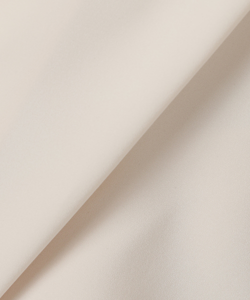 La TOTALITE(ラトータリテ)の「【洗える】ボンディングショートペプラムジャケット(ノーカラージャケット・レディース・アイボリー/ネイビー・FREE)」の22枚目の写真