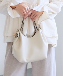 Elura | スクエアノットハンドルバッグ/646441(ハンドバッグ)