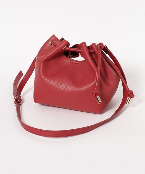 Elura（エルーラ）の「スクエアノットハンドルバッグ/646441（ハンドバッグ・レディース・ブラウン/レッド/ブラック/オフホワイト・FREE）」の6枚目の写真