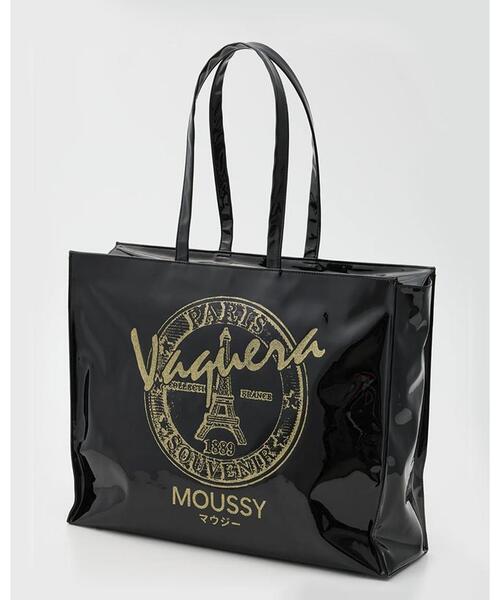 L.H.P（エルエイチピー）の「VAQUERA×MOUSSY/ヴァケラ×マウジー/VQ LARGE SHOPPING BAG（トートバッグ・レディース・ブラック/レッド・L）」の8枚目の写真