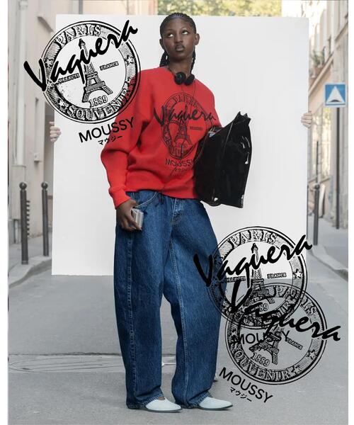 L.H.P（エルエイチピー）の「VAQUERA×MOUSSY/ヴァケラ×マウジー/VQ LARGE SHOPPING BAG（トートバッグ・レディース・ブラック/レッド・L）」の12枚目の写真