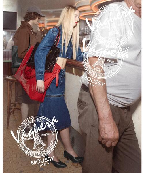 L.H.P（エルエイチピー）の「VAQUERA×MOUSSY/ヴァケラ×マウジー/VQ LARGE SHOPPING BAG（トートバッグ・レディース・ブラック/レッド・L）」の16枚目の写真