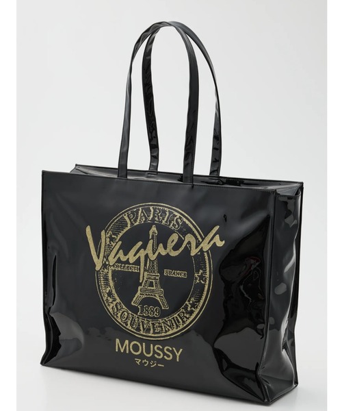 L.H.P(エルエイチピー)の「VAQUERA×MOUSSY/ヴァケラ×マウジー/VQ LARGE SHOPPING BAG(トートバッグ・レディース・ブラック/レッド・L)」の3枚目の写真