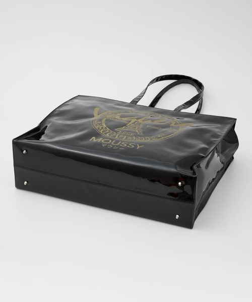 L.H.P(エルエイチピー)の「VAQUERA×MOUSSY/ヴァケラ×マウジー/VQ LARGE SHOPPING BAG(トートバッグ・レディース・ブラック/レッド・L)」の4枚目の写真