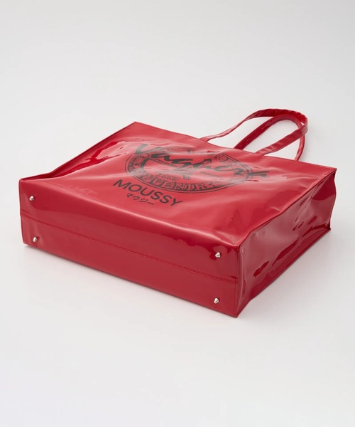 L.H.P(エルエイチピー)の「VAQUERA×MOUSSY/ヴァケラ×マウジー/VQ LARGE SHOPPING BAG(トートバッグ・レディース・ブラック/レッド・L)」の6枚目の写真