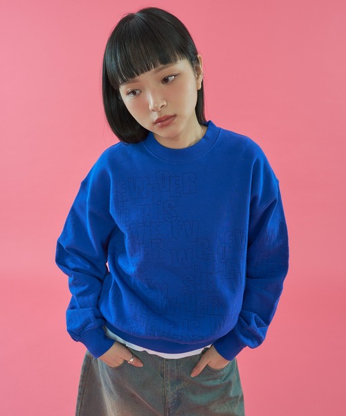 WISH FOR EVER(ウィッシュフォーエバー)の「【 3color / 3size 】ORIGINAL LOGO EMBROIDERY DESIGN PULLOVER SWEAT/ オリジナルロゴエンブロイダリースウェットプルオーバー(スウェット・メンズ・レッド/ブラック/ブルー・LARGE/MEDIUM/SMALL)」の20枚目の写真