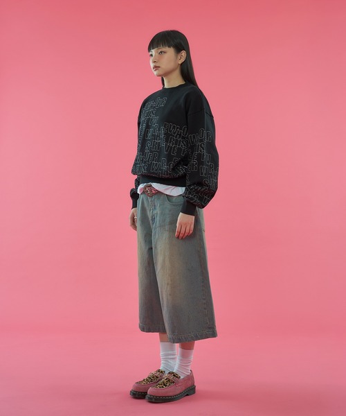 WISH FOR EVER(ウィッシュフォーエバー)の「【 3color / 3size 】ORIGINAL LOGO EMBROIDERY DESIGN PULLOVER SWEAT/ オリジナルロゴエンブロイダリースウェットプルオーバー(スウェット・メンズ・レッド/ブラック/ブルー・LARGE/MEDIUM/SMALL)」の11枚目の写真