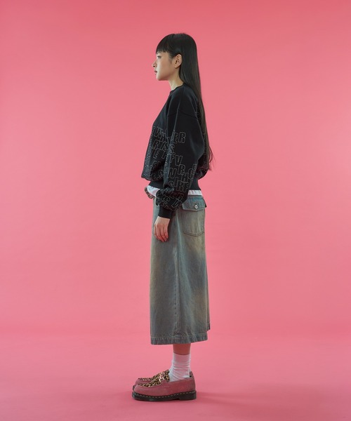 WISH FOR EVER(ウィッシュフォーエバー)の「【 3color / 3size 】ORIGINAL LOGO EMBROIDERY DESIGN PULLOVER SWEAT/ オリジナルロゴエンブロイダリースウェットプルオーバー(スウェット・メンズ・レッド/ブラック/ブルー・LARGE/MEDIUM/SMALL)」の12枚目の写真