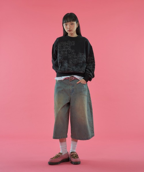WISH FOR EVER(ウィッシュフォーエバー)の「【 3color / 3size 】ORIGINAL LOGO EMBROIDERY DESIGN PULLOVER SWEAT/ オリジナルロゴエンブロイダリースウェットプルオーバー(スウェット・メンズ・レッド/ブラック/ブルー・LARGE/MEDIUM/SMALL)」の15枚目の写真