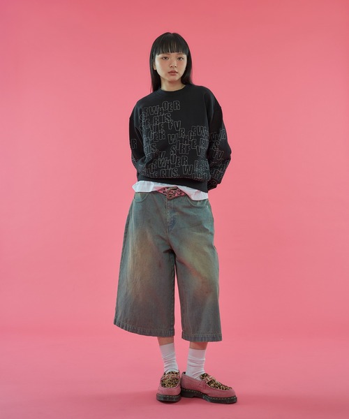 WISH FOR EVER(ウィッシュフォーエバー)の「【 3color / 3size 】ORIGINAL LOGO EMBROIDERY DESIGN PULLOVER SWEAT/ オリジナルロゴエンブロイダリースウェットプルオーバー(スウェット・メンズ・レッド/ブラック/ブルー・LARGE/MEDIUM/SMALL)」の18枚目の写真