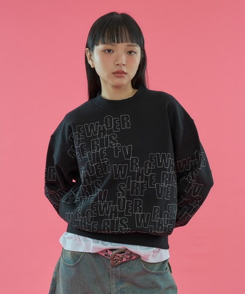 WISH FOR EVER(ウィッシュフォーエバー)の「【 3color / 3size 】ORIGINAL LOGO EMBROIDERY DESIGN PULLOVER SWEAT/ オリジナルロゴエンブロイダリースウェットプルオーバー(スウェット・メンズ・レッド/ブラック/ブルー・LARGE/MEDIUM/SMALL)」の5枚目の写真