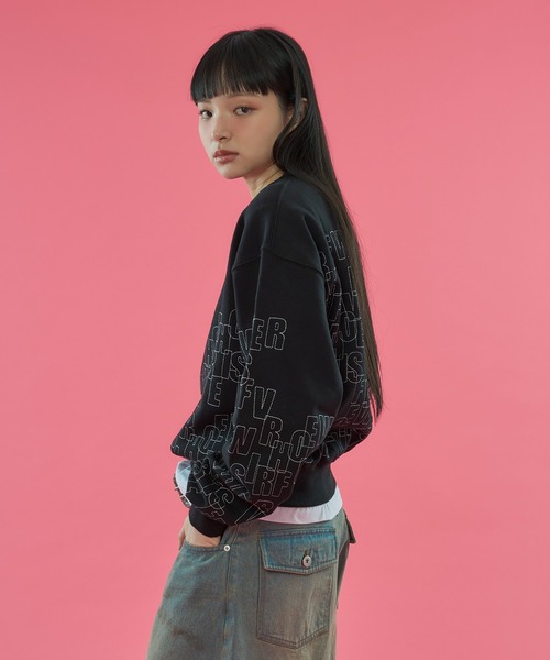 WISH FOR EVER(ウィッシュフォーエバー)の「【 3color / 3size 】ORIGINAL LOGO EMBROIDERY DESIGN PULLOVER SWEAT/ オリジナルロゴエンブロイダリースウェットプルオーバー(スウェット・メンズ・レッド/ブラック/ブルー・LARGE/MEDIUM/SMALL)」の6枚目の写真