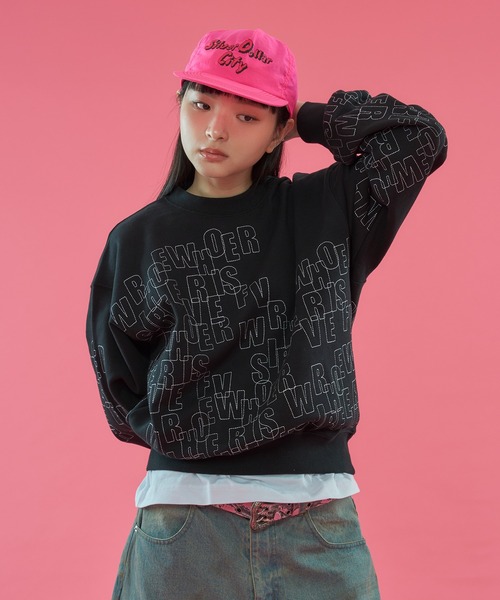 WISH FOR EVER(ウィッシュフォーエバー)の「【 3color / 3size 】ORIGINAL LOGO EMBROIDERY DESIGN PULLOVER SWEAT/ オリジナルロゴエンブロイダリースウェットプルオーバー(スウェット・メンズ・レッド/ブラック/ブルー・LARGE/MEDIUM/SMALL)」の9枚目の写真