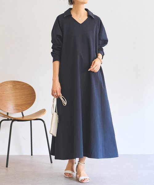 BEARDSLEY（ビアズリー）の「メキシカンビーズワンピース（ワンピース・レディース・ベージュ/ネイビー・FREE）」の2枚目の写真