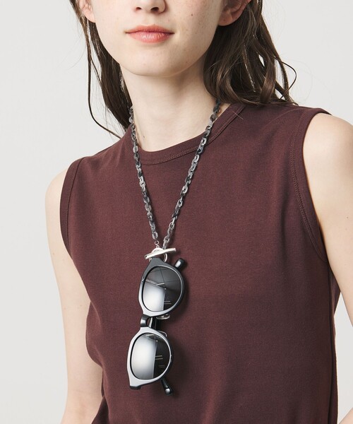 UNITED ARROWS（ユナイテッドアローズ）の「プラスティックチェーン グラスホルダー（ネックレス・レディース・ゴールド/シルバー・FREE）」の2枚目の写真