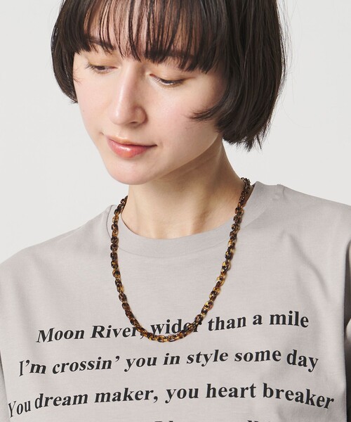 UNITED ARROWS（ユナイテッドアローズ）の「プラスティックチェーン グラスホルダー（ネックレス・レディース・ゴールド/シルバー・FREE）」の4枚目の写真