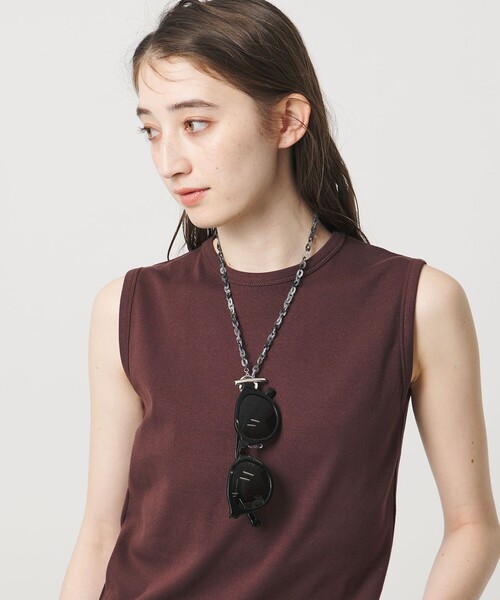 UNITED ARROWS（ユナイテッドアローズ）の「プラスティックチェーン グラスホルダー（ネックレス・レディース・ゴールド/シルバー・FREE）」の5枚目の写真