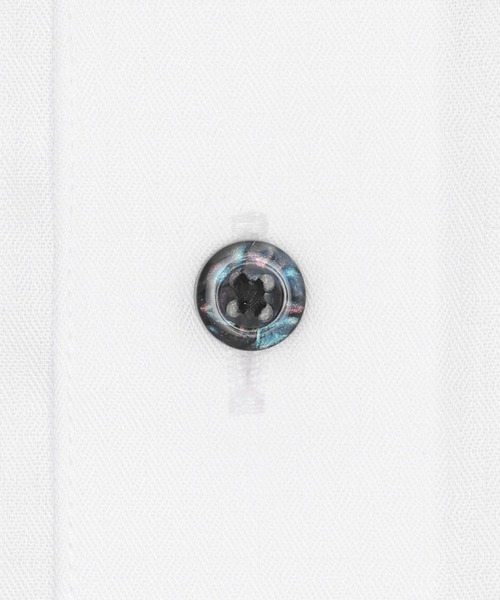 TOKYO SHIRTS（トウキョウシャツ）の「形態安定ノンアイロン ボタンダウン 長袖ビジネスワイシャツ（ビジネスシャツ・メンズ・ホワイト・首回り37cm-裄丈80cm/首回り37cm-裄丈84cm/首回り39cm-裄丈80cm/首回り39cm-裄丈84cm/首回り41cm-裄丈82cm/首回り41cm-裄丈86cm/首回り42cm-裄丈82cm/首回り42cm-裄丈86cm/首回り43cm-裄丈82cm/首回り43cm-裄丈86cm）」の4枚目の写真