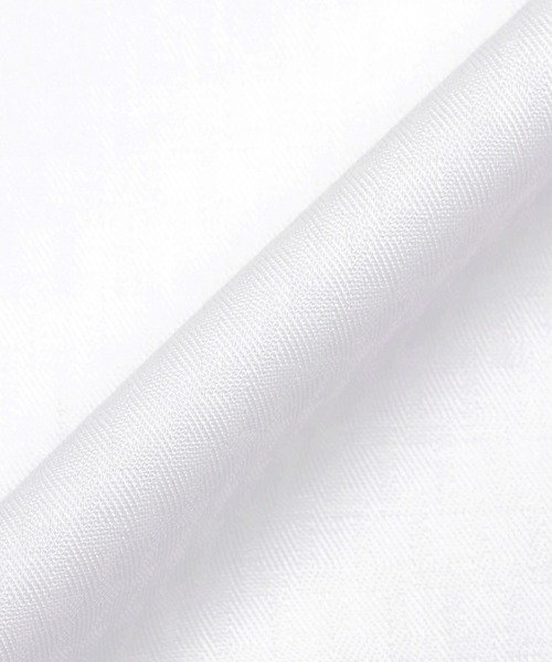 TOKYO SHIRTS（トウキョウシャツ）の「形態安定ノンアイロン ボタンダウン 長袖ビジネスワイシャツ（ビジネスシャツ・メンズ・ホワイト・首回り37cm-裄丈80cm/首回り37cm-裄丈84cm/首回り39cm-裄丈80cm/首回り39cm-裄丈84cm/首回り41cm-裄丈82cm/首回り41cm-裄丈86cm/首回り42cm-裄丈82cm/首回り42cm-裄丈86cm/首回り43cm-裄丈82cm/首回り43cm-裄丈86cm）」の5枚目の写真