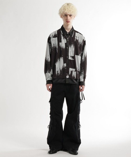 HARE（ハレ）の「【SET UP対応】ファイヤーマンバックルデニムパンツ(HARE)（デニムパンツ・メンズ・ブラック/ブルー系その他・SMALL/MEDIUM）」の6枚目の写真