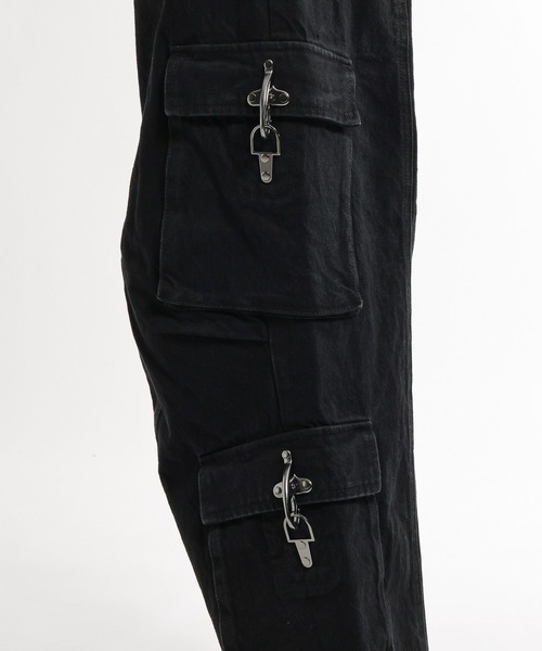 HARE（ハレ）の「【SET UP対応】ファイヤーマンバックルデニムパンツ(HARE)（デニムパンツ・メンズ・ブラック/ブルー系その他・SMALL/MEDIUM）」の14枚目の写真