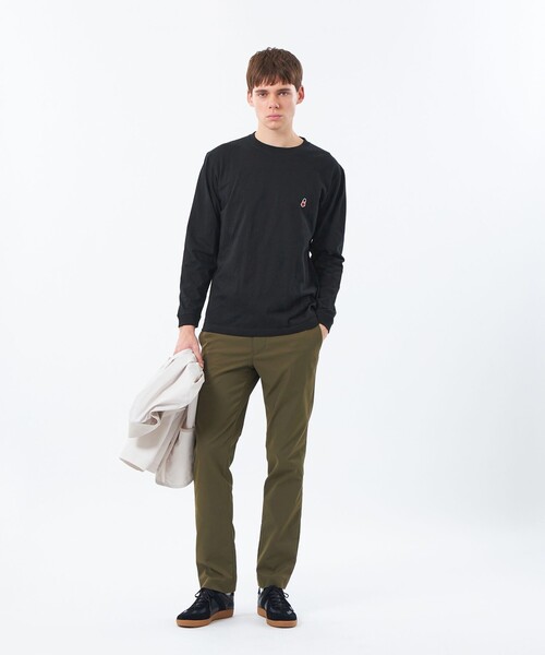 MACKINTOSH PHILOSOPHY(マッキントッシュ フィロソフィー)の「【WEB&一部店舗限定】バッキンガムベア 5.6オンス天竺 ワンポイントクルーネック(Tシャツ/カットソー・メンズ・ブラック/グレー系その他/グリーン系その他2/ホワイト・42/38/40)」の15枚目の写真