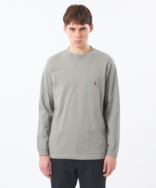 MACKINTOSH PHILOSOPHY(マッキントッシュ フィロソフィー)の「【WEB&一部店舗限定】バッキンガムベア 5.6オンス天竺 ワンポイントクルーネック(Tシャツ/カットソー・メンズ・ブラック/グレー系その他/グリーン系その他2/ホワイト・42/38/40)」の13枚目の写真