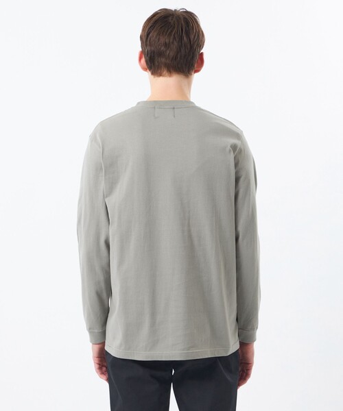 MACKINTOSH PHILOSOPHY(マッキントッシュ フィロソフィー)の「【WEB&一部店舗限定】バッキンガムベア 5.6オンス天竺 ワンポイントクルーネック(Tシャツ/カットソー・メンズ・ブラック/グレー系その他/グリーン系その他2/ホワイト・42/38/40)」の11枚目の写真