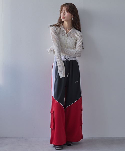 bohmal（ボマール）の「レースパッチワーク襟つきカーディガン（カーディガン/ボレロ・レディース・アイボリー/ブラック・FREE）」の15枚目の写真