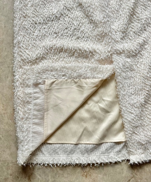 Emma Taylor（エマテイラー）の「エアリージャガードペンシルスカート（スカート・レディース・ブラック/オフホワイト・FREE）」の11枚目の写真