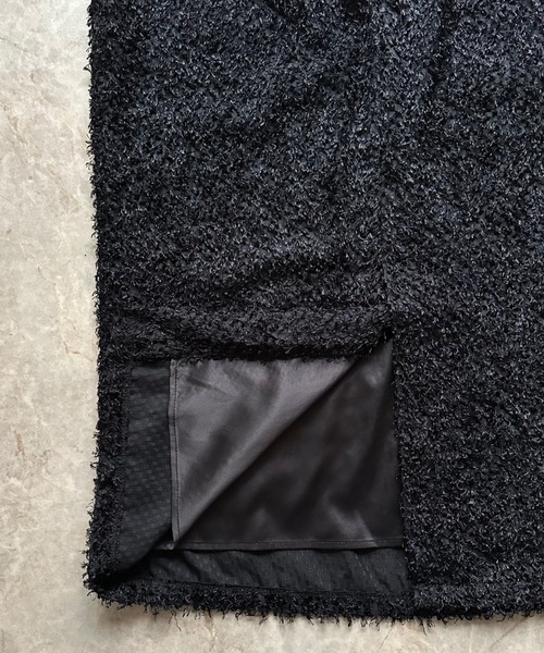 Emma Taylor（エマテイラー）の「エアリージャガードペンシルスカート（スカート・レディース・ブラック/オフホワイト・FREE）」の12枚目の写真