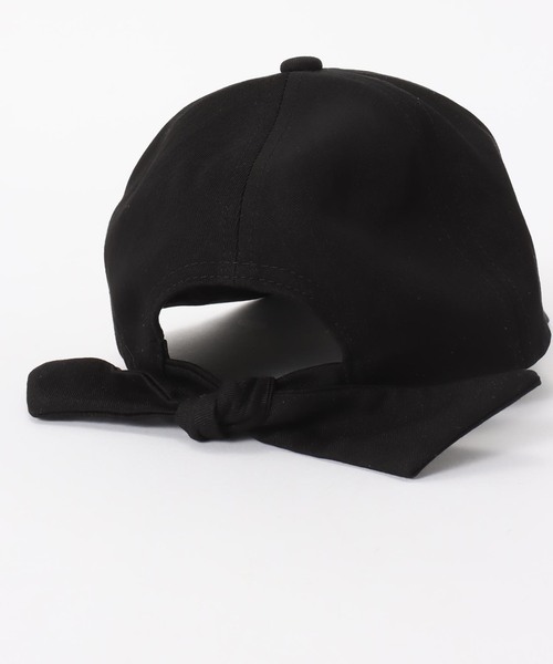 JOURNAL STANDARD（ジャーナルスタンダード）の「【REVIS/レビス】リボンCAP（キャップ・レディース・ブラック/ベージュ/ボルドー・FREE）」の7枚目の写真