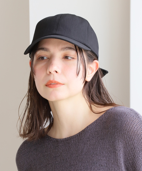 JOURNAL STANDARD（ジャーナルスタンダード）の「【REVIS/レビス】リボンCAP（キャップ・レディース・ブラック/ベージュ/ボルドー・FREE）」の15枚目の写真