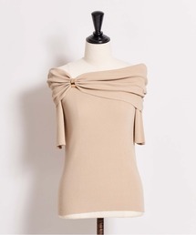 NOELA | オフショルパーツデザインニット(ニット/セーター)