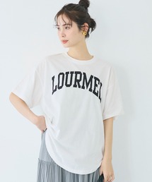 テールカットカレッジビッグTシャツ