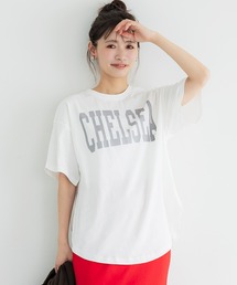 テールカットカレッジビッグTシャツ
