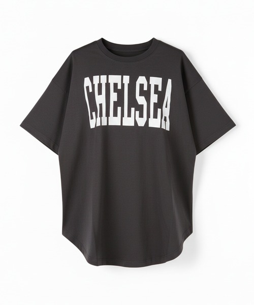 coca（coca）（コカ）の「テールカットカレッジビッグTシャツ（Tシャツ/カットソー・レディース・ライトブルー/ホワイト/ライトグレー/ブラック/ブルー/チャコール/B/A・S/M/L）」の21枚目の写真