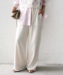 SHIPS | 〈手洗い可能〉梳毛調ポケット デザイン ストレッチ ドロスト パンツ(その他パンツ)