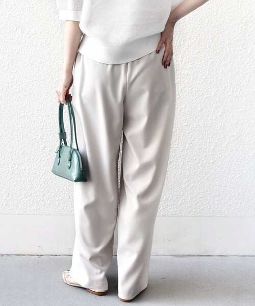 SHIPS（シップス）の「〈手洗い可能〉梳毛調ポケット デザイン ストレッチ ドロスト パンツ（その他パンツ・レディース・ブラウン/ネイビー/オフホワイト/ナチュラル・36/38）」の18枚目の写真